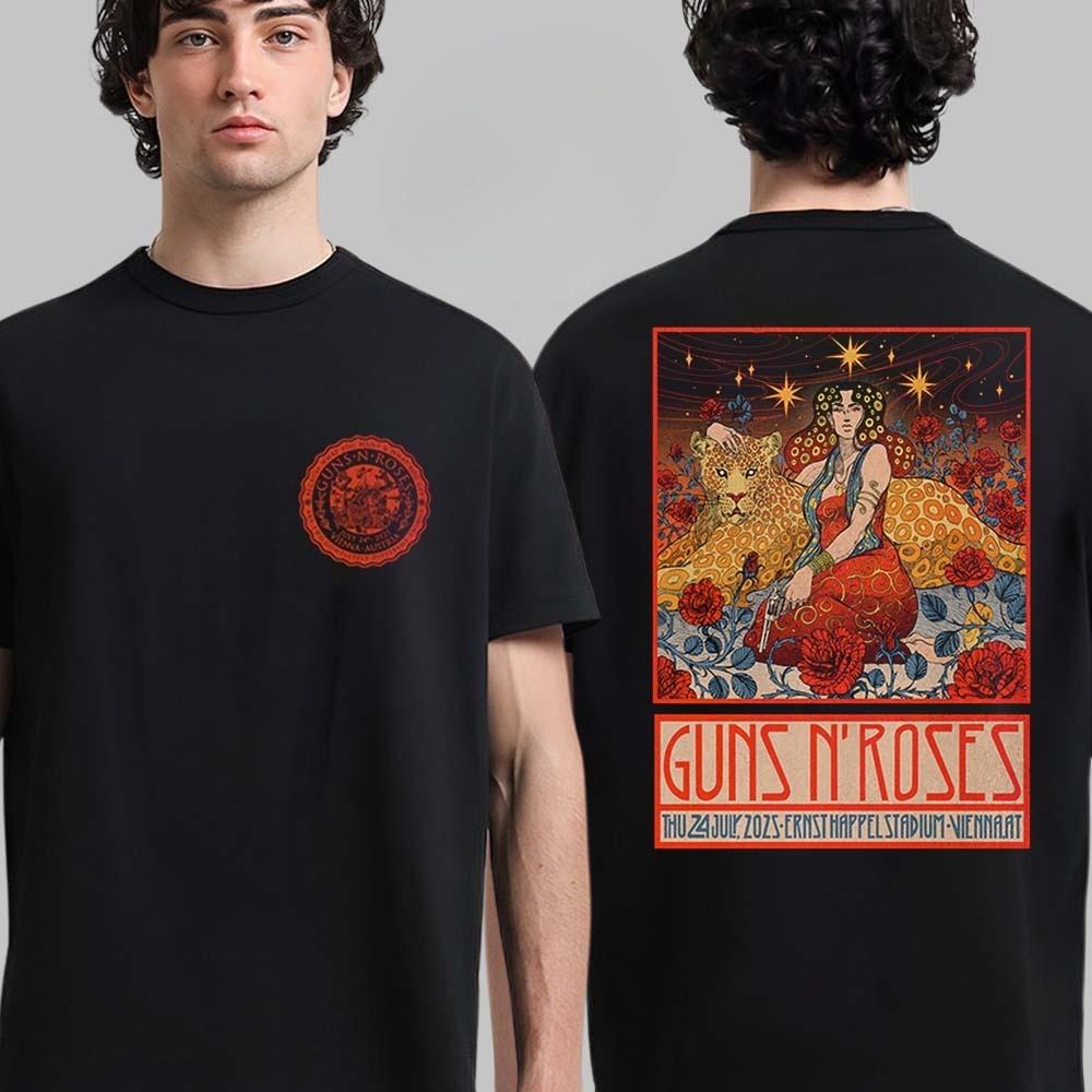 Best Guns N Roses Vienna Autria 2025 Venue Tee At Ernst Happel Stadium on July 24 2025 T-Shirt