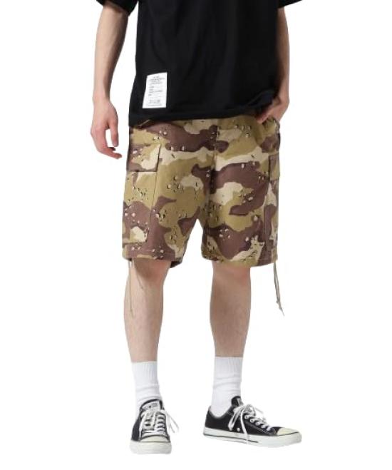 AVIREX M-65 FATIGUE SHORT PANTS S 783-2913007 khaki camo