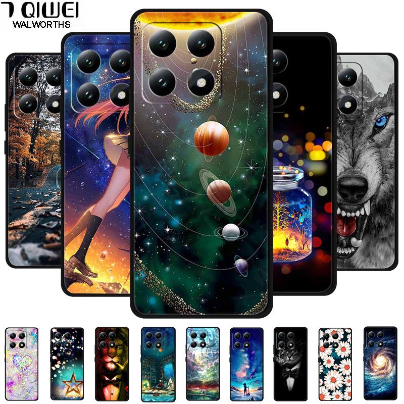 For Xiaomi 14T Case Soft TPU Cool Planet Silicone Back Cover for Xiaomi 14T Pro Phone Case 14 t 14tPro Xiaomi Protective Funda