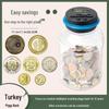 Large Automatic Turkish Lira Coin Recognition Money Box