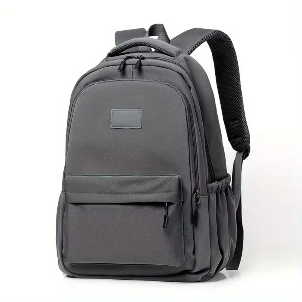Large capacity Laptop School Bag Solid Color College Backpack Large Capacity Backpack  Teenagers