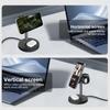 3 In 1 Magnetic Wireless Charger Adjustable Stand For iPhone 16 15 14 13 Pro Max iWatch 10 9 8 AirPods Pro Fast Charging Station