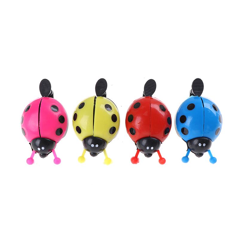1Pc Bicycle Ladybug Bell Cartoon Cycling Bell Lovely Kids Bike Ride Alarm Horn