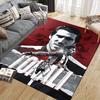 Tonali Flannel Printed Carpet, Home Sofa Decoration for Living Room & Bedroom, Non‑Slip Play Flannel Floor Mat for Game Room
