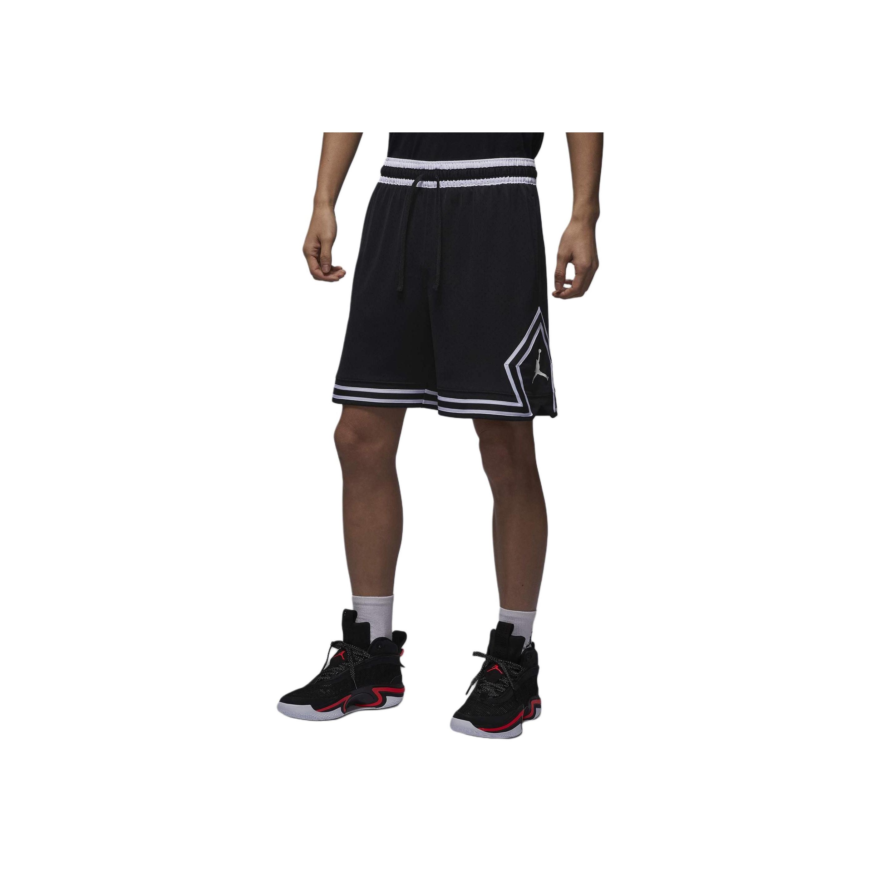 

New Jordan Dri FIT Diamond Casual Shorts Men s Black HF9911-010 M