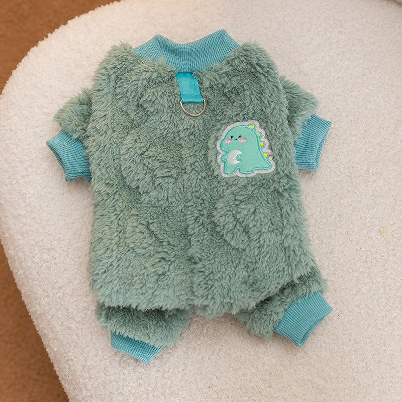 Fleece Dog Clothes Luxury Dog Jumpsuit Pet Warm Coat Chihuahua French Bulldog Costume Kitten Puppy Sweatshirt Winter Dog Hoodies