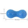 Pvc Peanut Shape Massage Ball Yoga Sport Fitness Ball Inflated Air Bag Peanut Ball Pain Relief Foot Massager Fascia Balls Muscle Relaxation