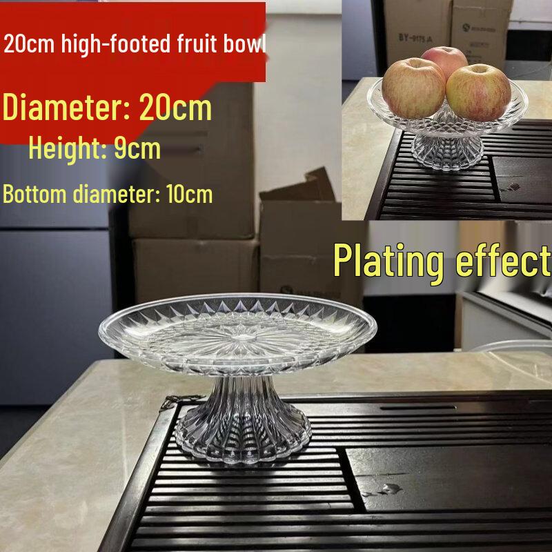 Jingbaodi Commercial Acrylic Stackable Fruit Snack Plates