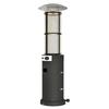 11 KW Freestanding Gas Patio Heater, Adjustable Outdoor Garden Propane Heater with Tip-Over Switch, Wheels, Pulse Ignition