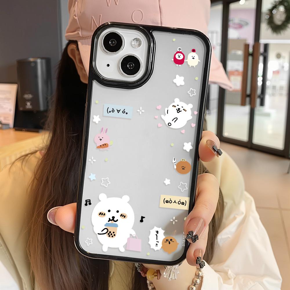 Custodia in Acrilico per Telefono per iPhone 11 12 13 14 Pro 12 14 16 Pro Max per Samsung A16 A36 A56 S24 FE Custodia per Telefono Cellulare Anti-caduta Verniciata di Alta Qualità