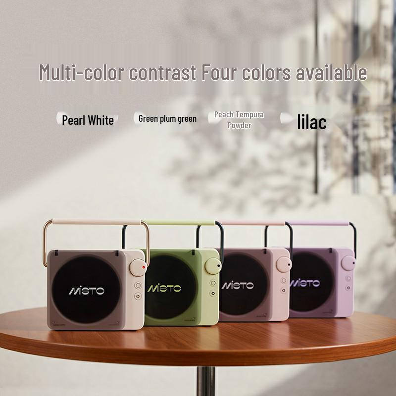 Bluetooth Wireless Speaker with Light-Activation, High-Quality Sound, Smart Design, Night Light Feature, and Compact Size.
