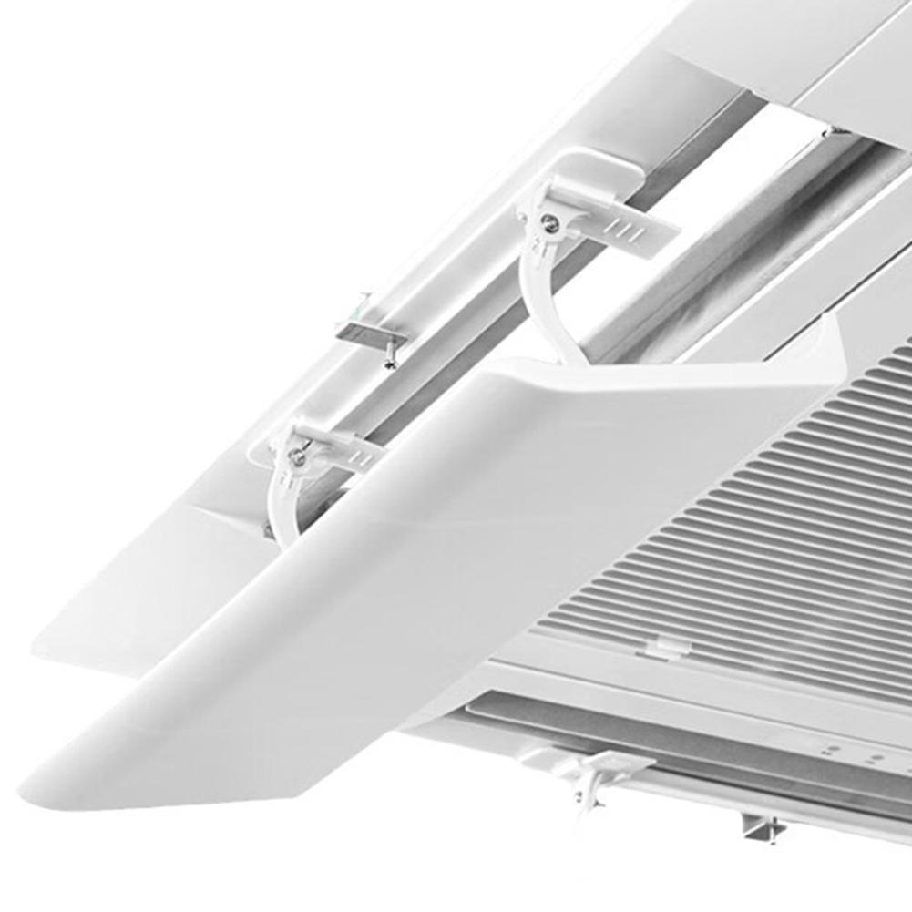 Adjustable Swivel Deflector for Cassette Air Conditioners 180 Degree Range Compatible with 40/52/58/60cm Ceiling Units