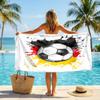 Germany National Football Team Beach Towel Soft Microfiber Summer Towel Quick Dry Absorbent Towel for Beach Swimming Pool Travel