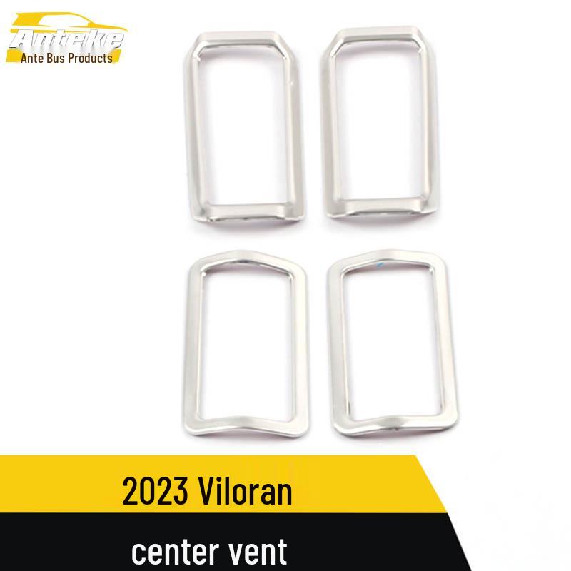 23 Viloran B-Säulen-Luftausströmer Zierring & Mittelkonsolen-Luftausströmer Dekoraufkleber