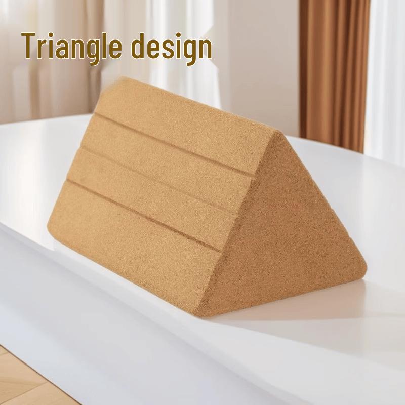 

LISM Cork Triangle Yoga Block