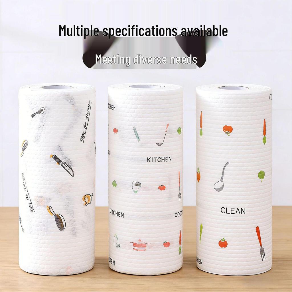 Multi-Purpose Kitchen Towels: Oil & Water Absorbent, Dry & Wet Use, Ideal for Stain Removal & Hand-Drying
