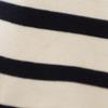 Traditional Weatherwear Made In Japan Border Pattern 7 Minutes Sleeve Cropped Basque Shirt Women Used