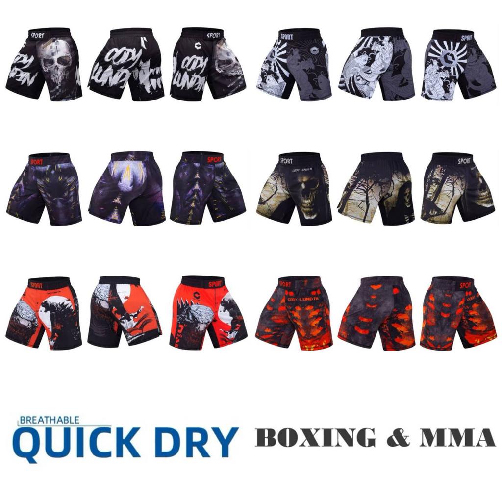 MMA Muay Thai Kickboxing Boxing Shorts Mixed Martial Art UFC Boxer Unisex Men Women Pants Fighting Fitness Gym Training Sport Workout