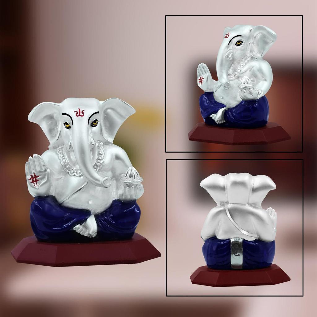 Ganesha Idol for Home Decor Showpiece Statue of Lord Ganesha for Tabletop Murti for Puja Room, Festival Gift Ganpati Figurine for Prosperity