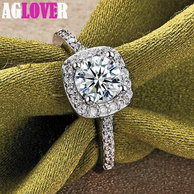 925 Sterling Silver AAA Zircon Ring Jewelry