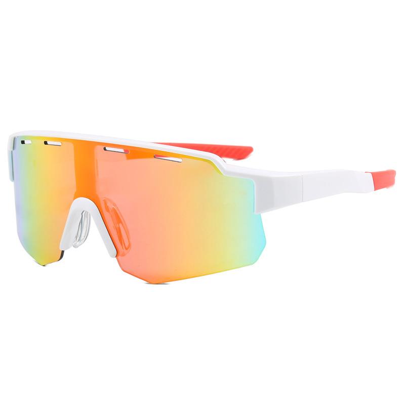 Outdoor Sports Cycling Glasses New Style Mountaineering Sunglasses Large Frame One-piece Sunglasses Anti-ultraviolet Rays 838