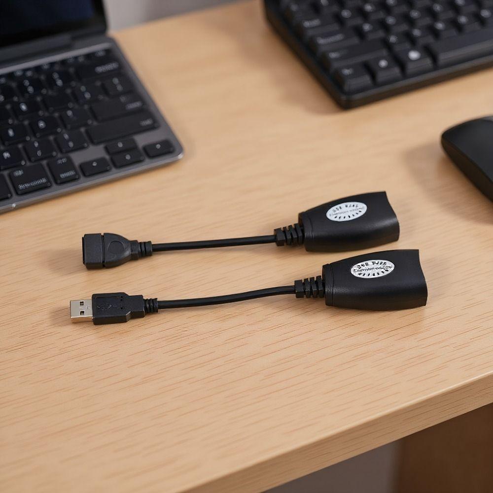 High Speed Ethernet Extension Extender USB 2.0 LAN Extension Adapter Computers