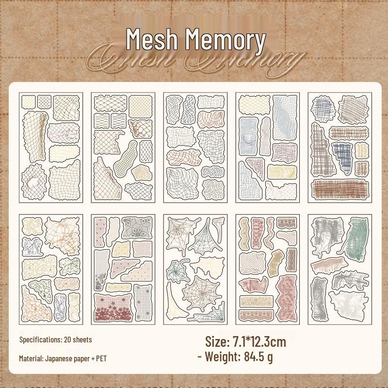 Language Leisure Sticker Book: Dream Catcher Mesh Collage DIY Kit