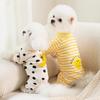 Dog Clothes Banana Smiley Face Comfortable Four-legged Loungewear Small Dog Teddy Bear Spring Warm Pet Clothing