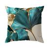 Ginkgo Leaf Cushion Cover Pillowcase Printed Polyester 45X45Cm Throw Pillowcover Decorative Sofa Cushion Pillowslip Home Decor