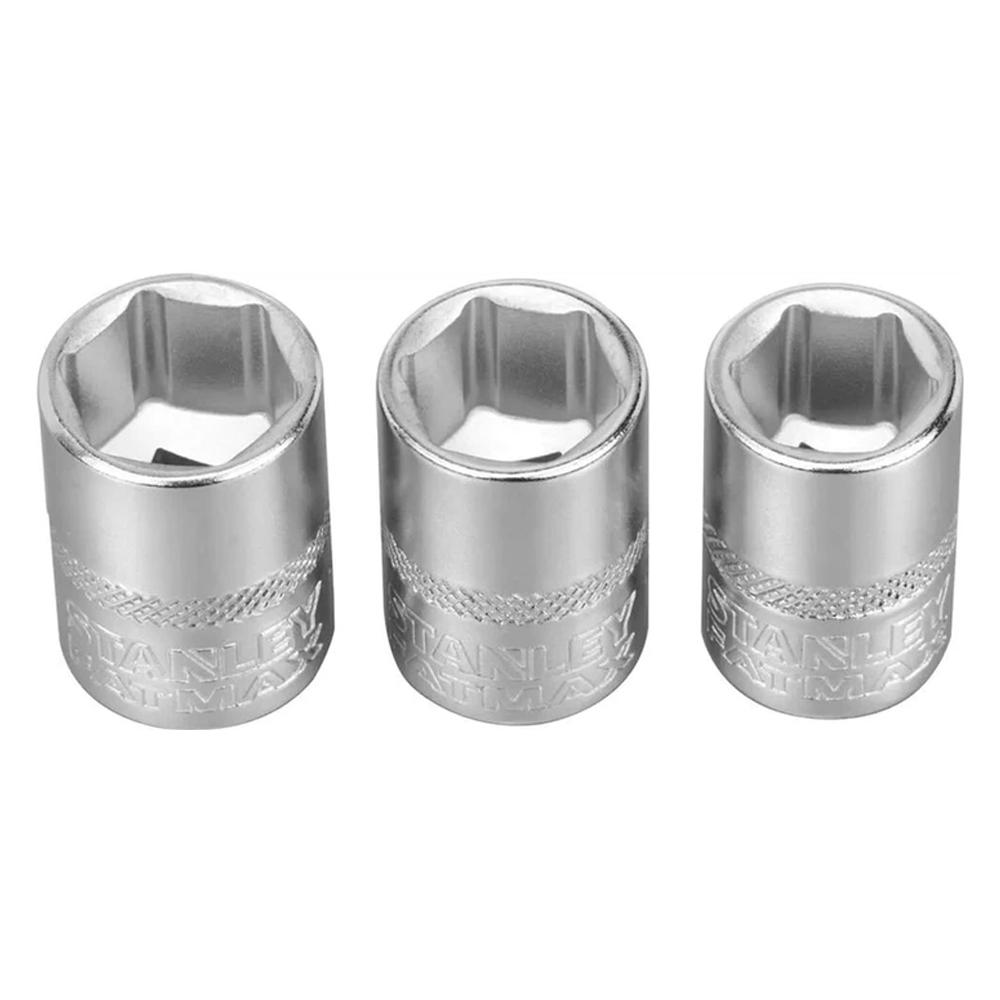 Stanley FatMax 1/4 Socket Adaptor (Pack of 3)