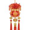 Lucky Bag Shape Chinese New Year Decoration Traditional Creative Spring Festival Pendants Blessing with Tassel