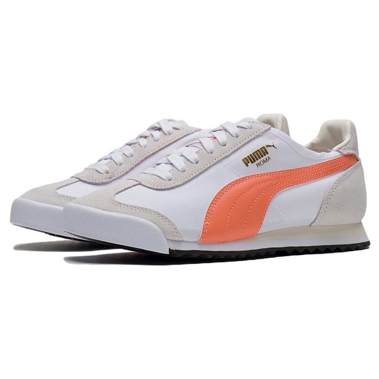 Puma Roma OG Nylon White Deep Apricot Unisex Sneakers Cherry-Tomato 362408-30
