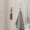 Retractable Wire Rope Towel Clip With Suction Cup Strong Adhesive Towel Hangers For Bathroom Kitchen And Travel Use