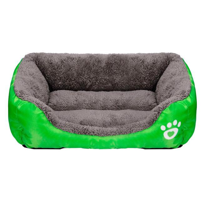 dog bed half covered