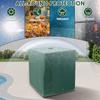 IBC Tote Cover Waterproof 1000 Liter Rainwater Container Rain Dustproof Water Tank Cover Oxford Cloth Outdoors UV Protection