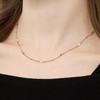 [LeShop] 14K Twine Pearl Necklace (Gold Plated)_LJ5148BRN