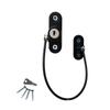 Door Restrictor Window Security Cable Key Lock Child Baby Thickened Safety