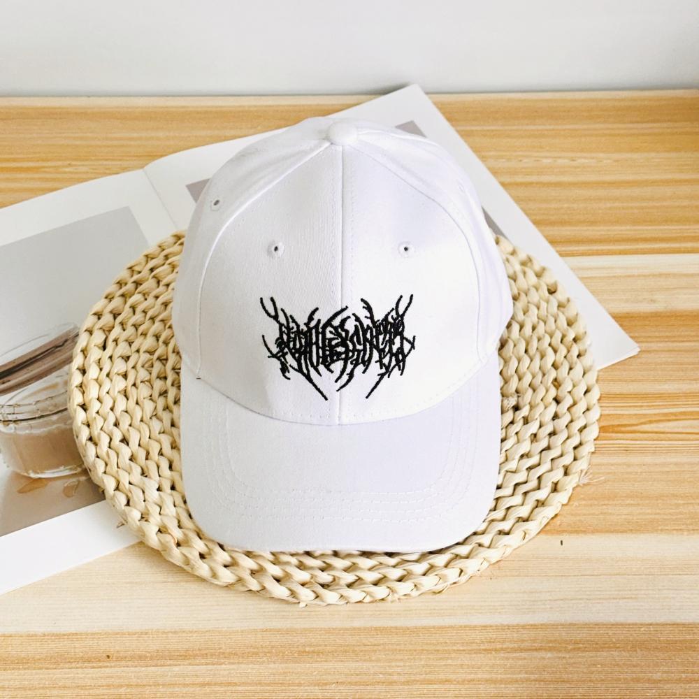 Summer Fashion Adjustable Cotton Baseball Hats Hiphop Graffiti Cartoon Pattern Embroidery Sun Cap for Men And Women