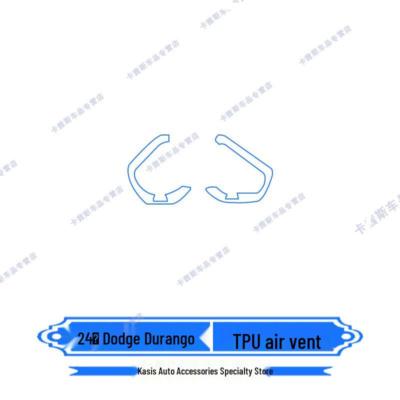 Dodge Durango Interior Film for Navigation Screen and Control Panel - Fits 24 Models
