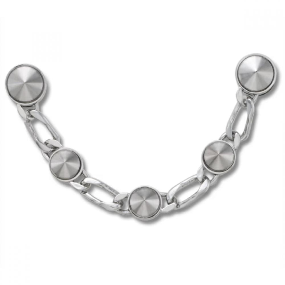 

Crocs Silver Lux Studded Chain 10016474 FREE