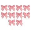 10Pcs/set Various Style Christmas Plaid Bow Plaid Bow Christmas Garland Accessories  Christmas