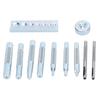 Eyelet Die Punch Tool Hole Set Snap Rivet Setter Base Leather Craft Kit Hardware