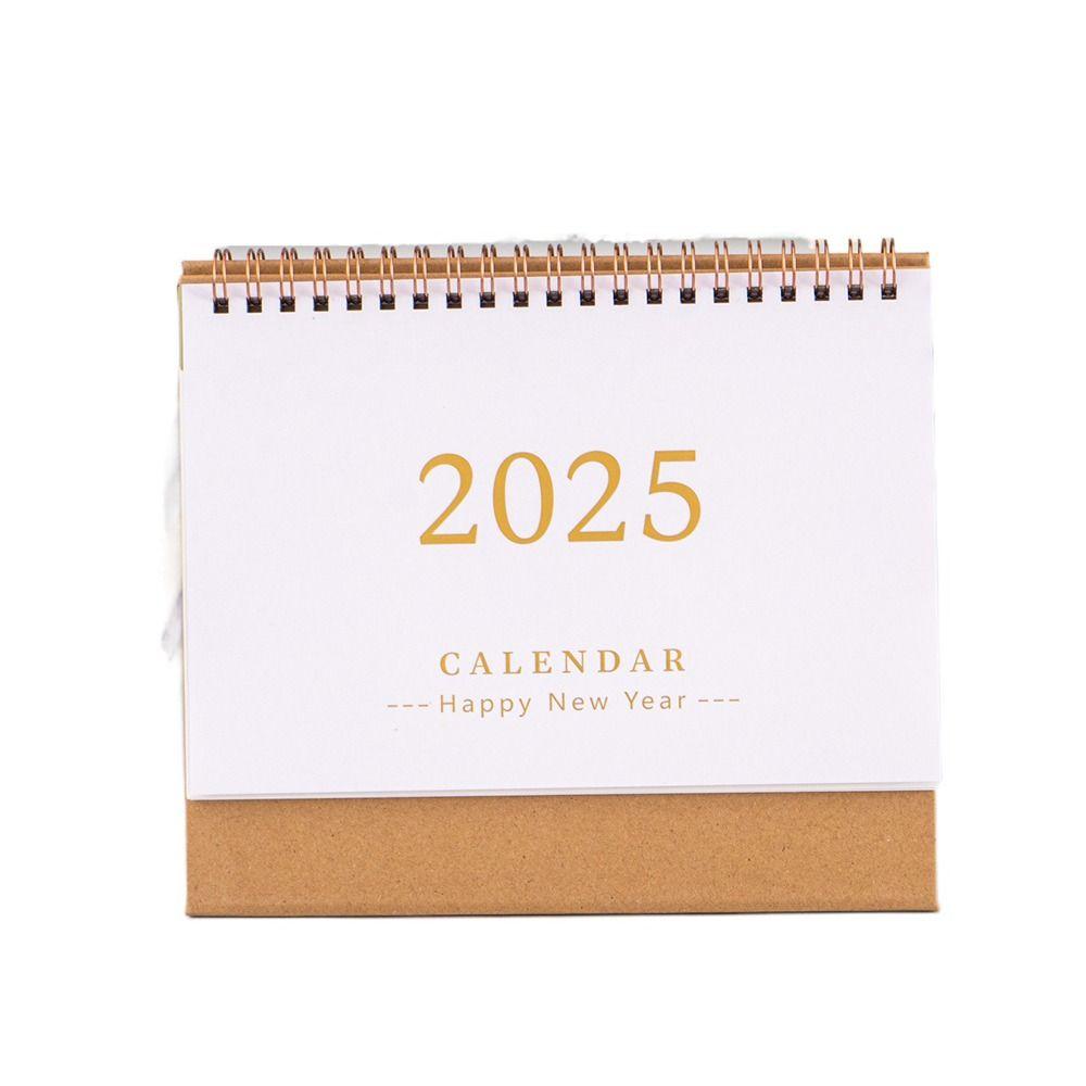 Creative Desktop Calendar 2025 Standing Flip Calendar Simple 2024-2025 Calendar  Gifts