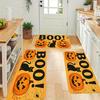 1PC Halloween Pumpkin BOO! Cat Kitchen Rug Non-Slip Door Mat Pop design Bathroom Rug Bath Mat Carpet for Home Sink Laundry Decor