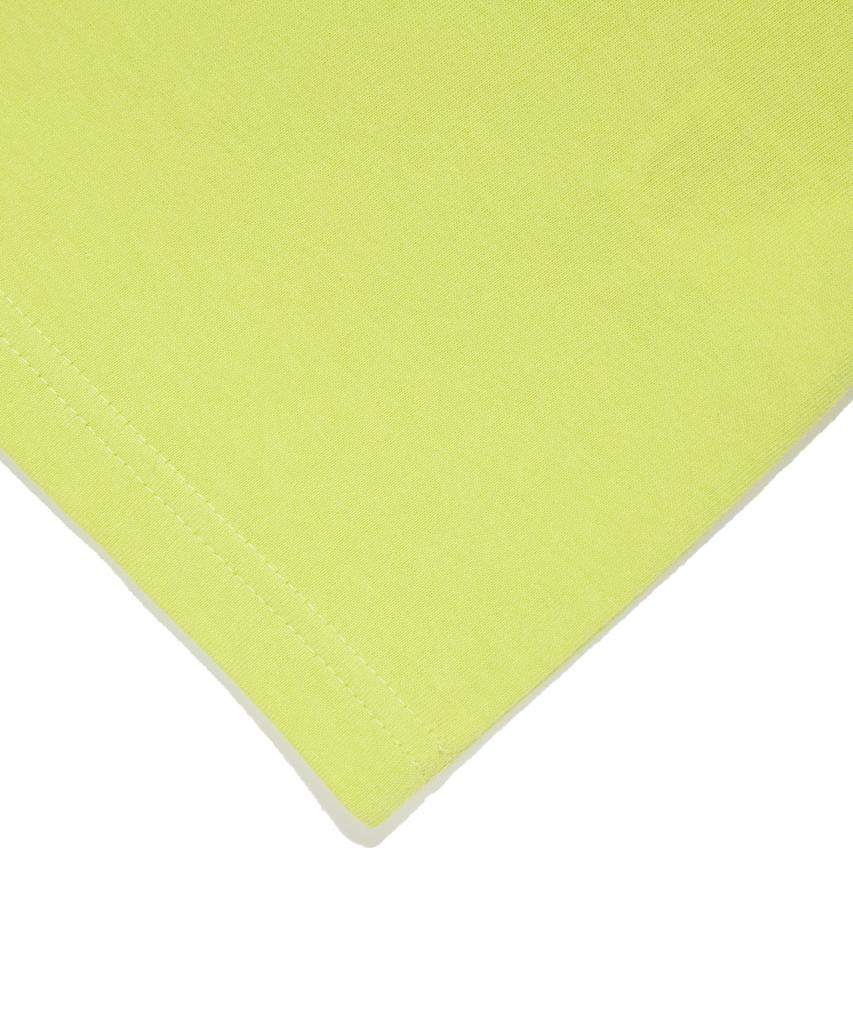 BROWNBREATH Grass Tag Tee - Lime