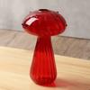 New Hydroponic Flower Bottle Transparent Glass Glass Vase Mushroom Aromatherapy Bottle Flower