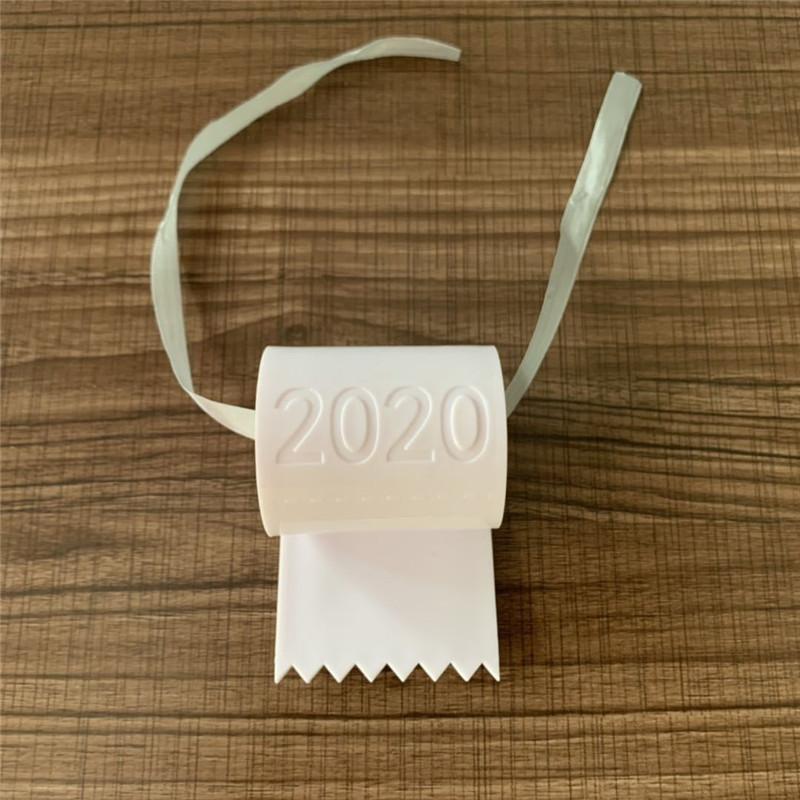 

Рождественское украшение 2020 года в виде елки из рулонов туалетной бумаги, специальная подвеска