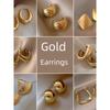 Fashion Retro Metal Geometry Silver Stud Earrings Women's 2023 Earrings Cold Wind Fancy Graceful Earrings