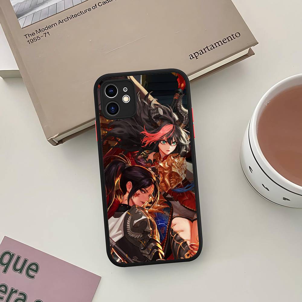 D-Dungeon A-And F-Fighter Phone Case For IPhone 16 15 14 13 12 11 Pro Max 7 8 6 6s Plus Matte Cover iphone 16 plus