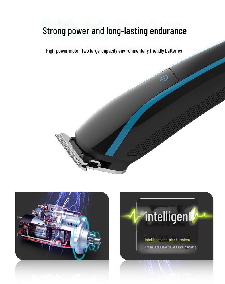 Tragbarer Digitalanzeige Waschbarer Haarschneider und Rasierer mit Schnitzklinge für den Heimgebrauch